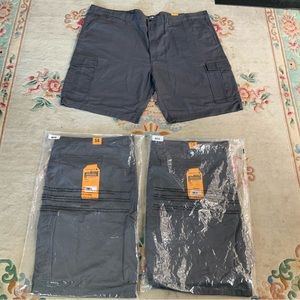 NWT Carhartt Relaxed Fit Rugged Flex BS3542 Canvas Cargo Work Shorts SZ 54